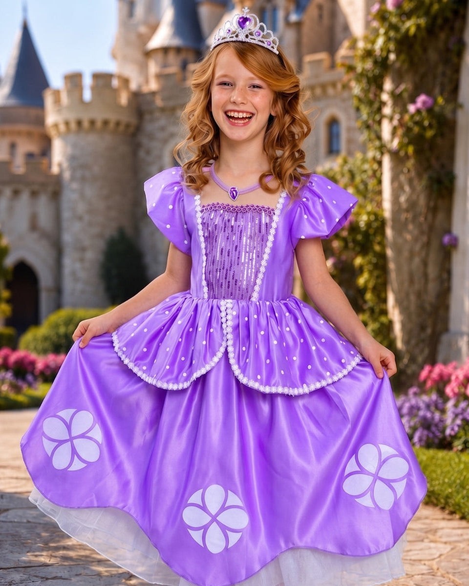 Lavender royalty awaits—this complete Princess Sofia set has everything for magical dress-up moments. ✨

Twirl-worthy gown, sparkling tiara, wand, gloves, jewelry & purse all in one. Perfect for birthdays, playdates, Halloween, or just because.

https://ssdlr.shop/l/958072ba

#PrincessCostume #DressUpMagic #GirlsFashion #PrincessParty #LolliAndLace